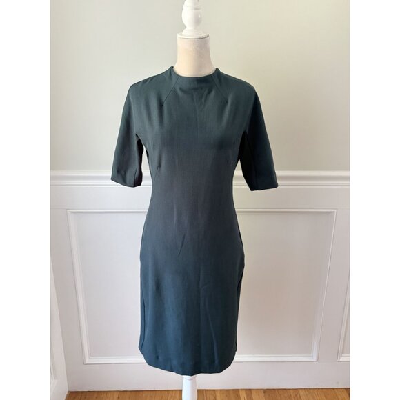 MM Lafleur The Farnoosh Dress Dark Emerald 8 Green - Picture 5 of 9